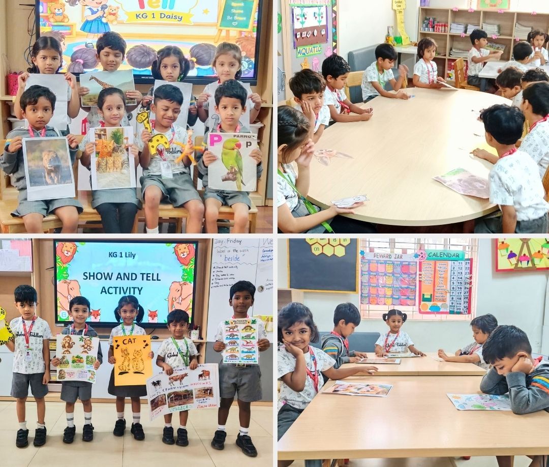 Show and Tell Activity - 07-10 - KG1 Daisy and Lily